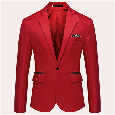 Suit Jacket | Satin | Formal | Blazer | Men's Suit Jacket-Grace Aura