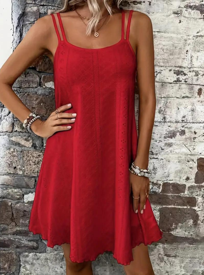 Summer Dress, Sleeveless, Mini, Cami Dress, Sundress-Grace Aura