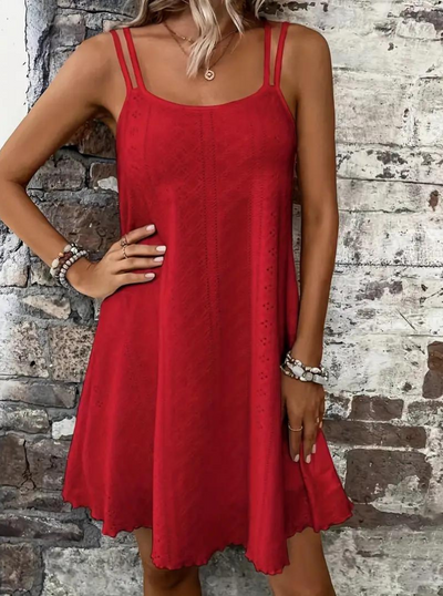 Summer Dress, Sleeveless, Mini, Cami Dress, Sundress-Grace Aura