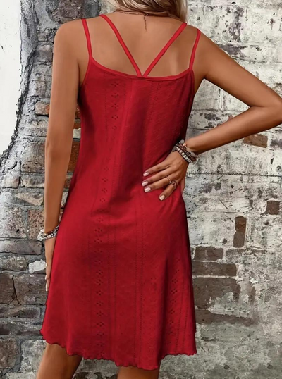 Summer Dress, Sleeveless, Mini, Cami Dress, Sundress-Grace Aura