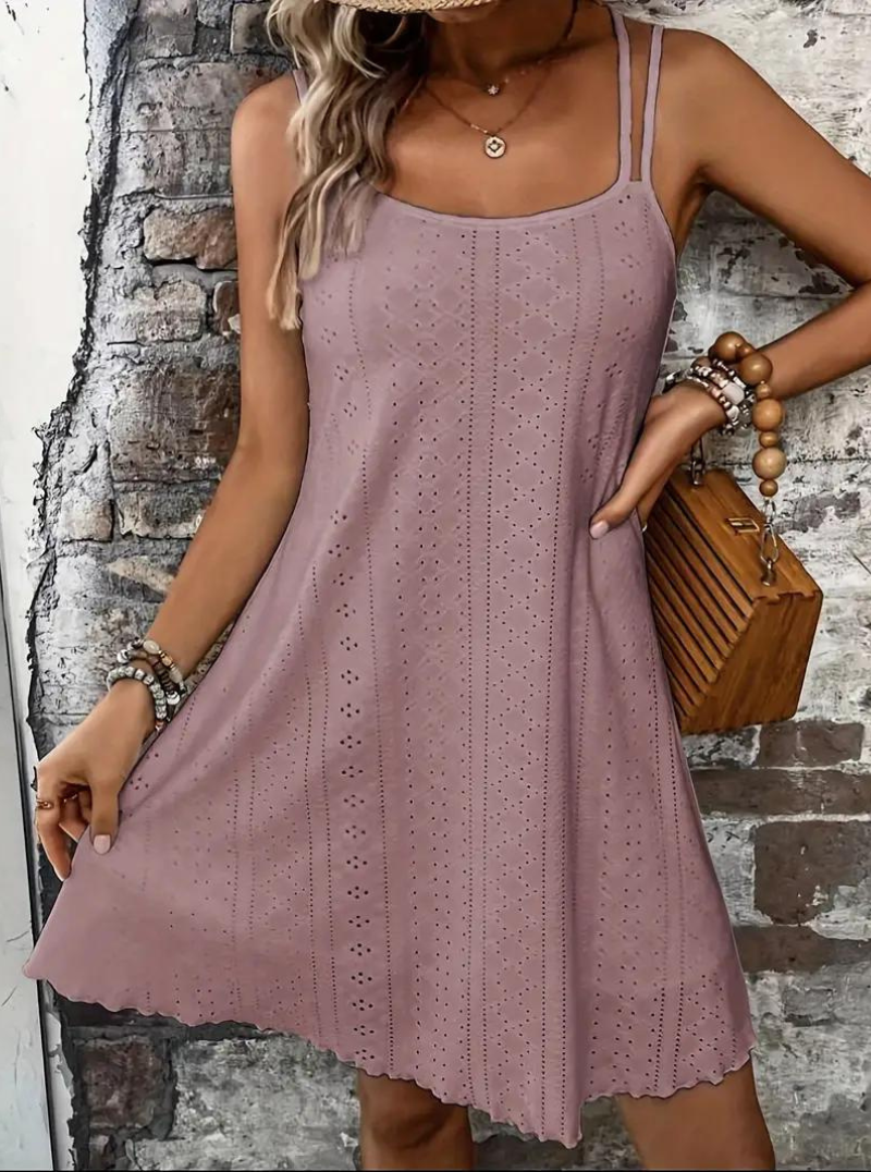 Summer Dress, Sleeveless, Mini, Cami Dress, Sundress-Grace Aura