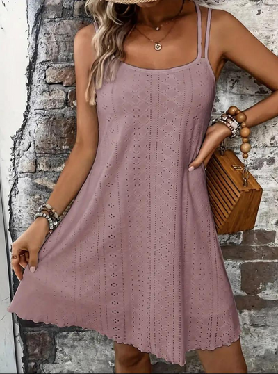 Summer Dress, Sleeveless, Mini, Cami Dress, Sundress-Grace Aura