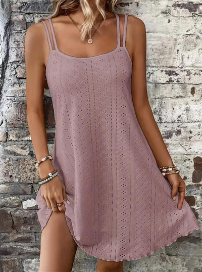 Summer Dress, Sleeveless, Mini, Cami Dress, Sundress-Grace Aura