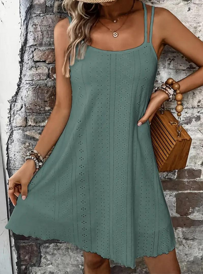 Summer Dress, Sleeveless, Mini, Cami Dress, Sundress-Grace Aura