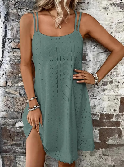 Summer Dress, Sleeveless, Mini, Cami Dress, Sundress-Grace Aura