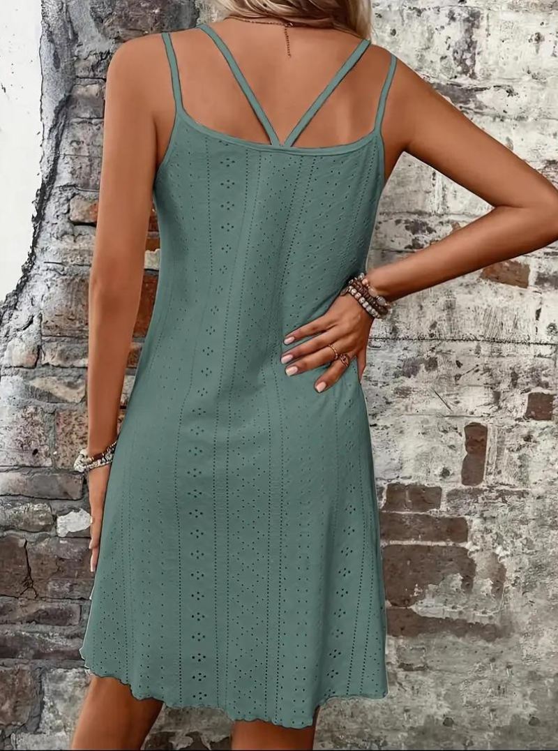 Summer Dress, Sleeveless, Mini, Cami Dress, Sundress-Grace Aura