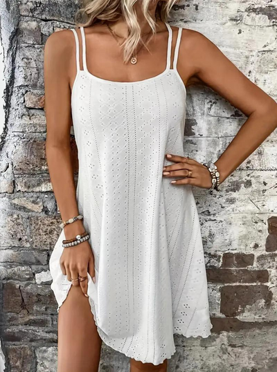Summer Dress, Sleeveless, Mini, Cami Dress, Sundress-Grace Aura