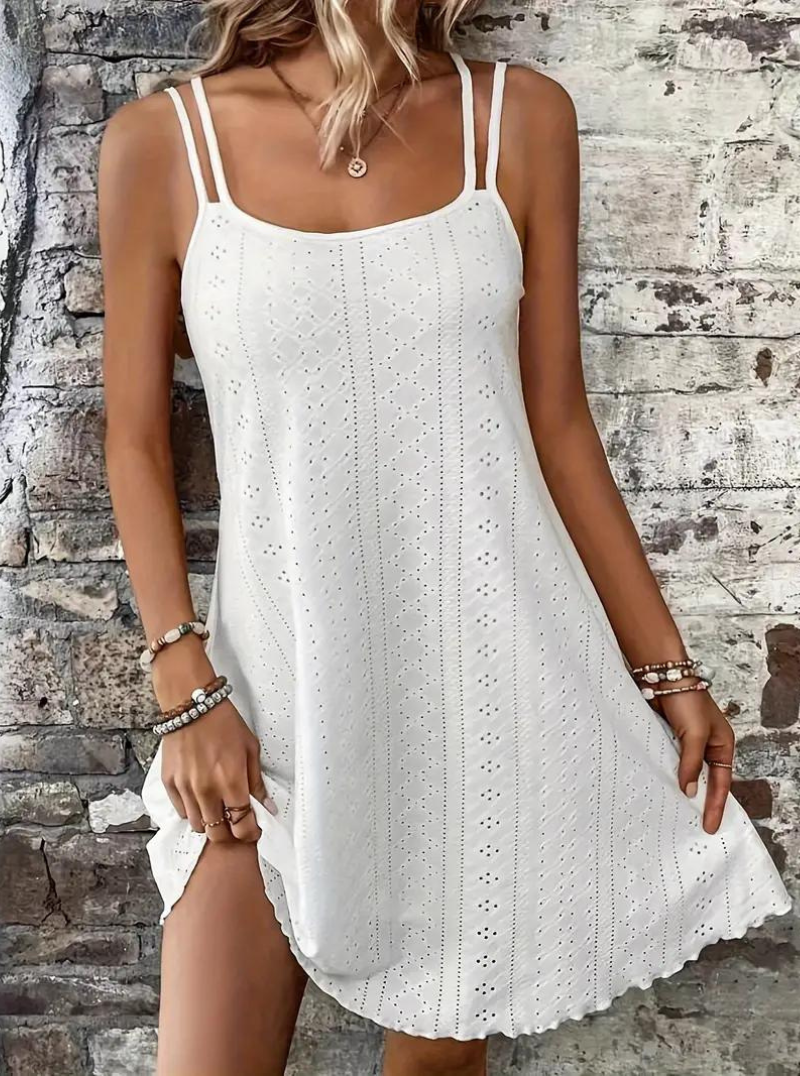 Summer Dress, Sleeveless, Mini, Cami Dress, Sundress-Grace Aura