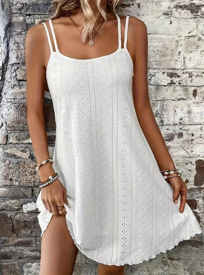 Summer Dress, Sleeveless, Mini, Cami Dress, Sundress-Grace Aura