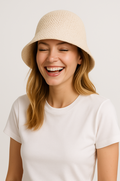 Sun Hat - Lightweight - Straw - Bucket Hat - Summer Hats for Women-Grace Aura
