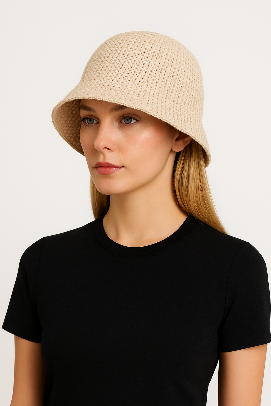 Sun Hat - Lightweight - Straw - Bucket Hat - Summer Hats for Women-Grace Aura