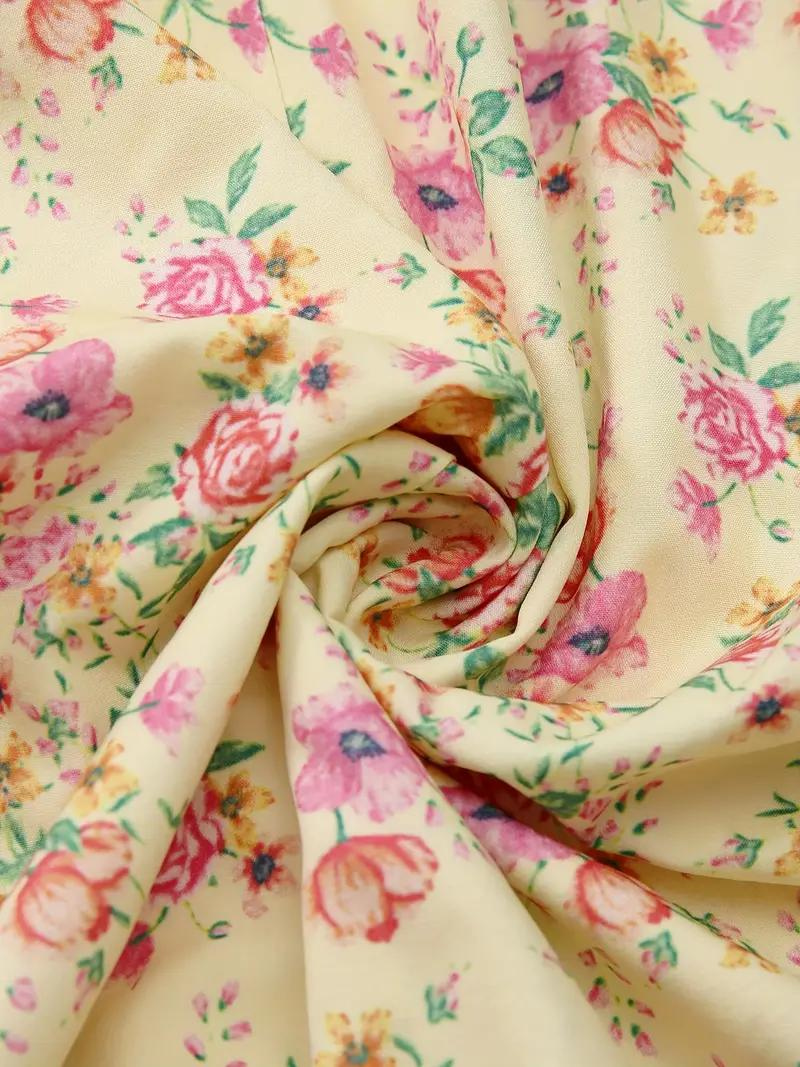 Sundress - Floral - Puff Sleeve - Summer Dress - Maxi Dress-Grace Aura