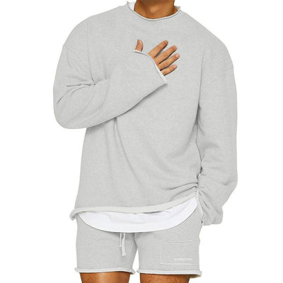 Sweatshirt - Casual - Long Sleeve - Basic Shirt - Men's Clothing-Grace Aura