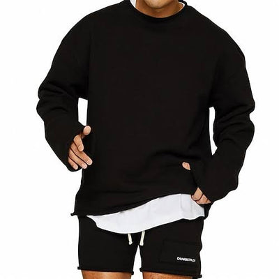 Sweatshirt - Casual - Long Sleeve - Basic Shirt - Men's Clothing-Grace Aura
