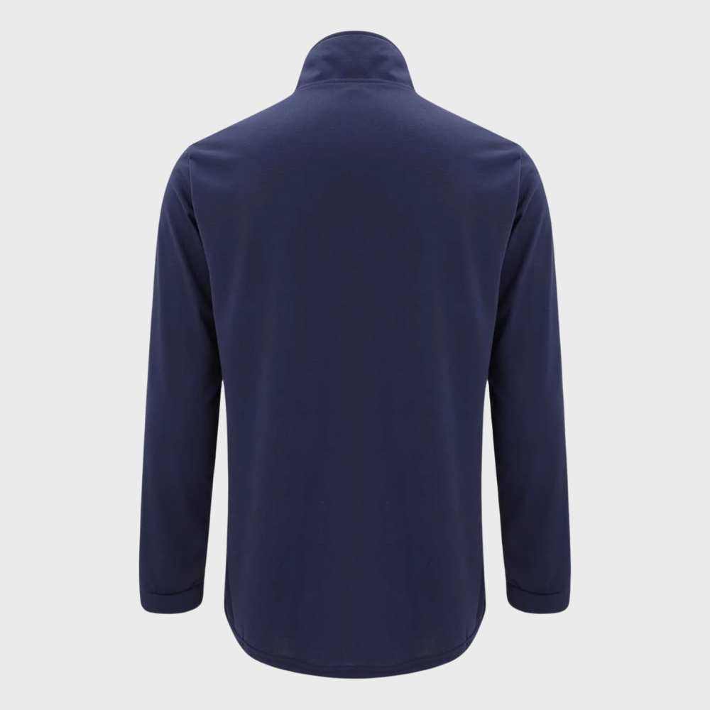 Sweatshirt - Men's Warm Standing Collar Long Sleeve Zip-Neck Sweater-Grace Aura
