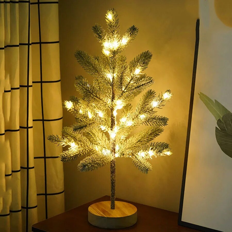 Table Christmas Tree - Lighted - LED - Small Christmas Tree Light - Christmas Decoration-Grace Aura