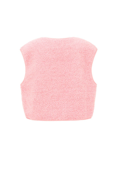 Teddy Vest - Sleeveless - Loose Fit - Fleece Vest - Women's Gilet-Grace Aura
