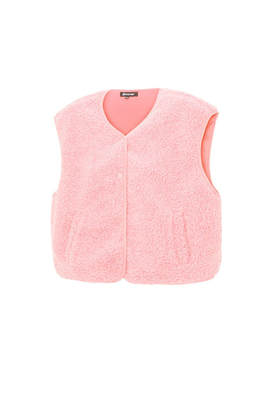 Teddy Vest - Sleeveless - Loose Fit - Fleece Vest - Women's Gilet-Grace Aura
