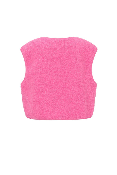 Teddy Vest - Sleeveless - Loose Fit - Fleece Vest - Women's Gilet-Grace Aura