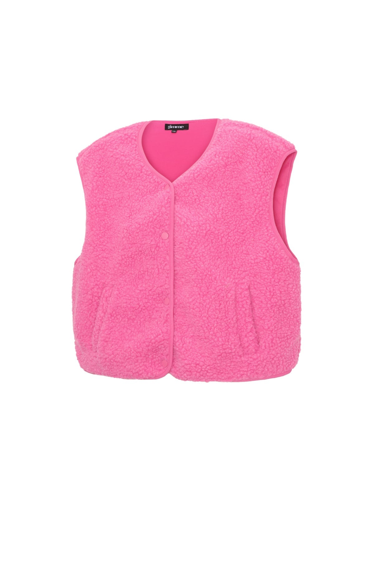 Teddy Vest - Sleeveless - Loose Fit - Fleece Vest - Women's Gilet-Grace Aura