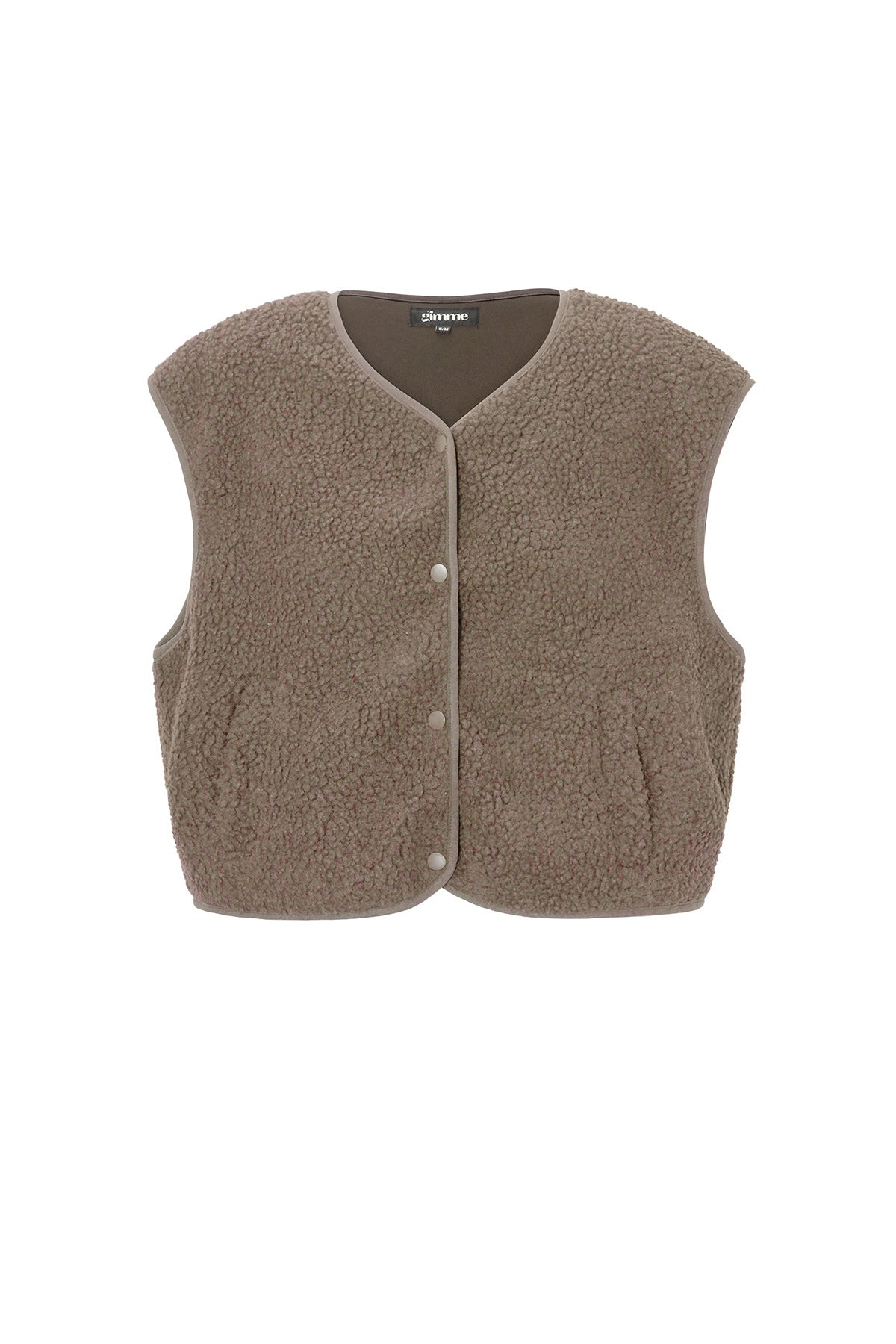 Teddy Vest - Sleeveless - Loose Fit - Fleece Vest - Women's Gilet-Grace Aura