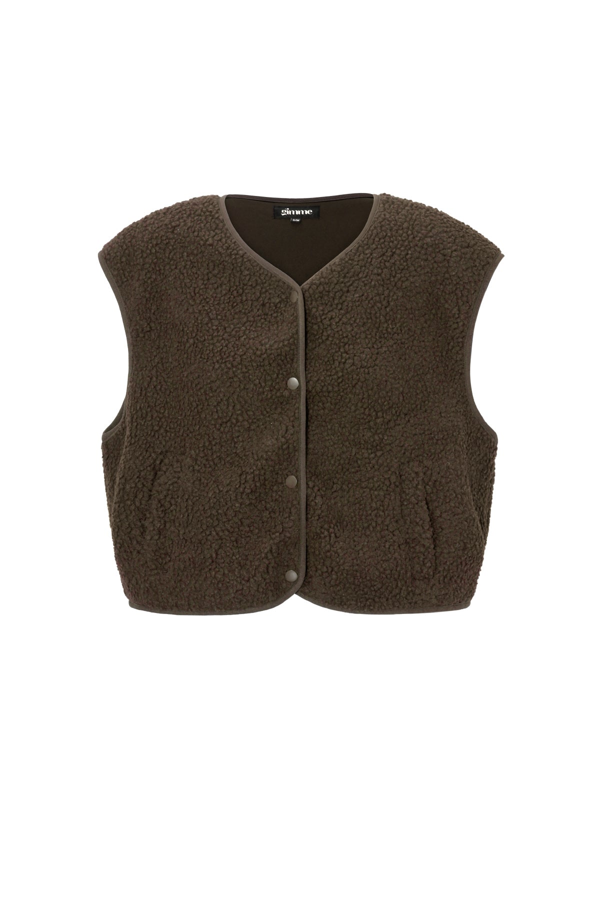 Teddy Vest - Sleeveless - Loose Fit - Fleece Vest - Women's Gilet-Grace Aura