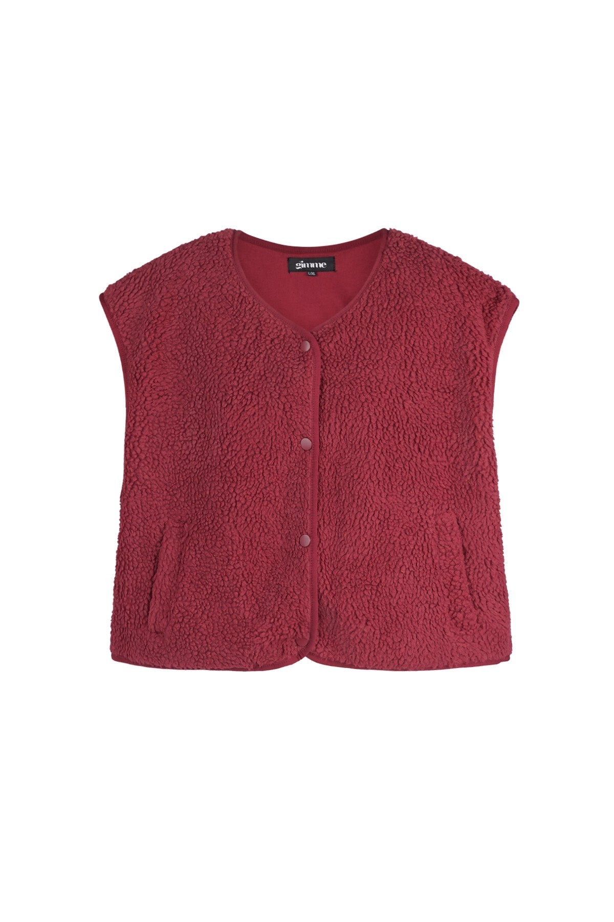 Teddy Vest - Sleeveless - Loose Fit - Fleece Vest - Women's Gilet-Grace Aura