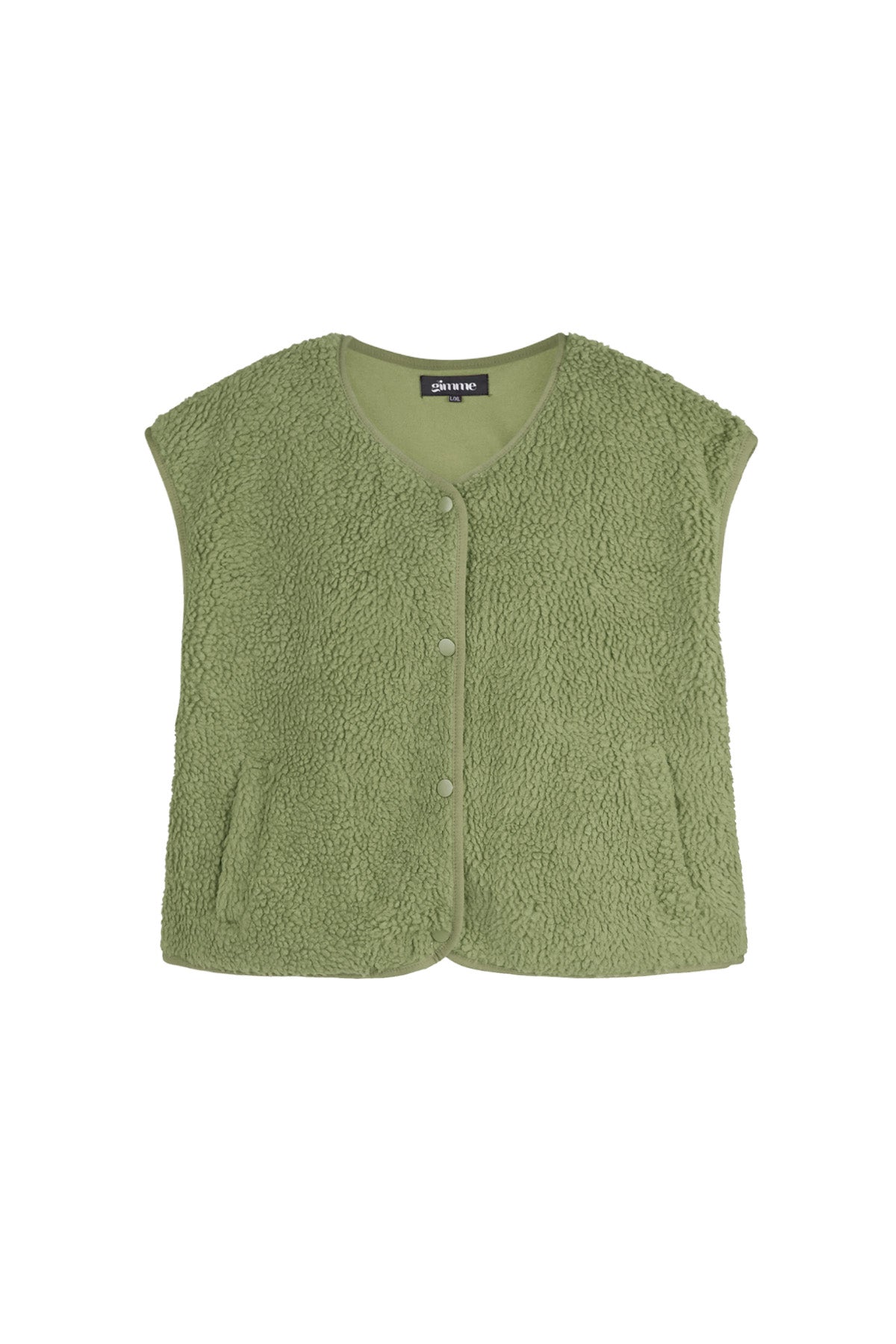 Teddy Vest - Sleeveless - Loose Fit - Fleece Vest - Women's Gilet-Grace Aura