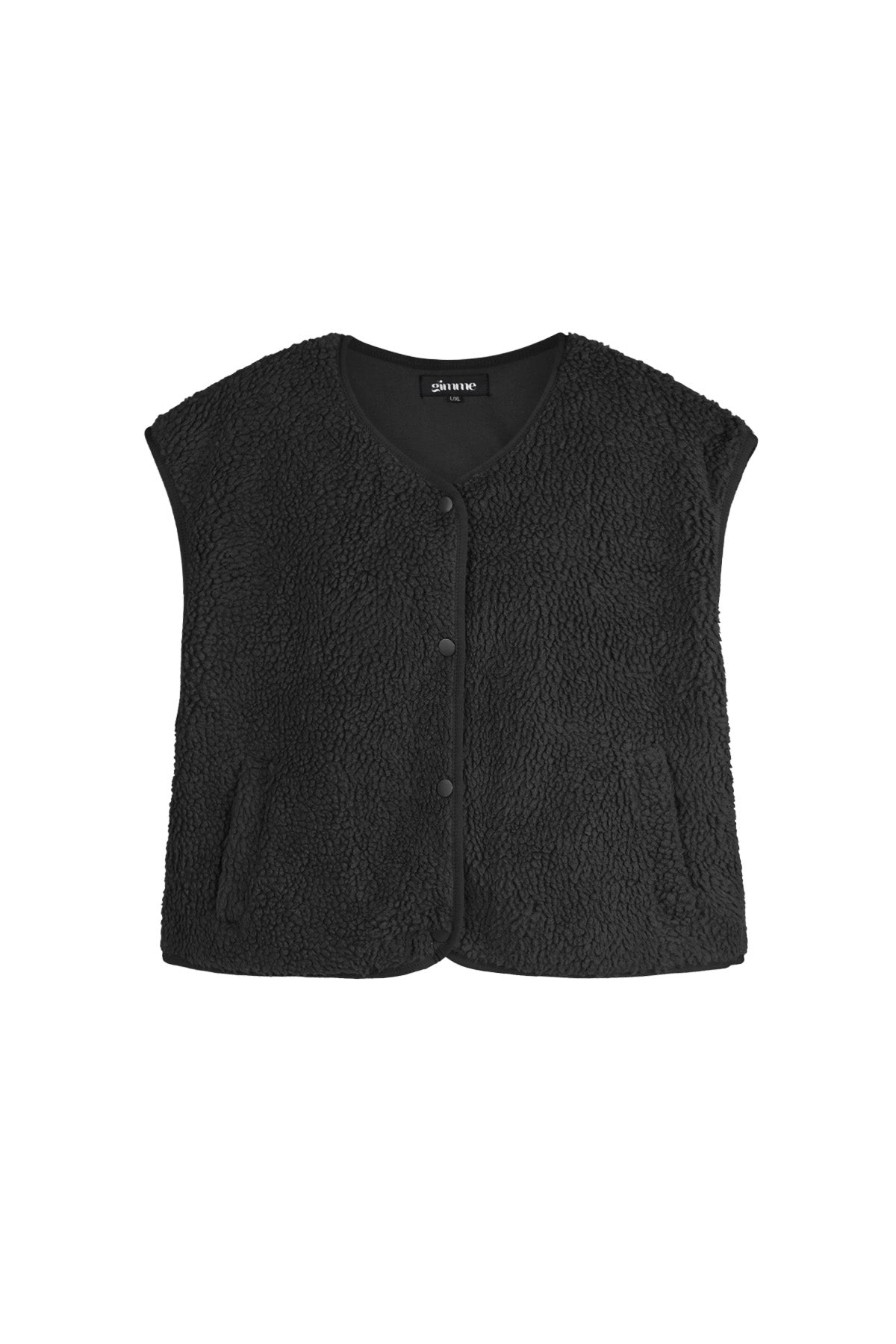 Teddy Vest - Sleeveless - Loose Fit - Fleece Vest - Women's Gilet-Grace Aura