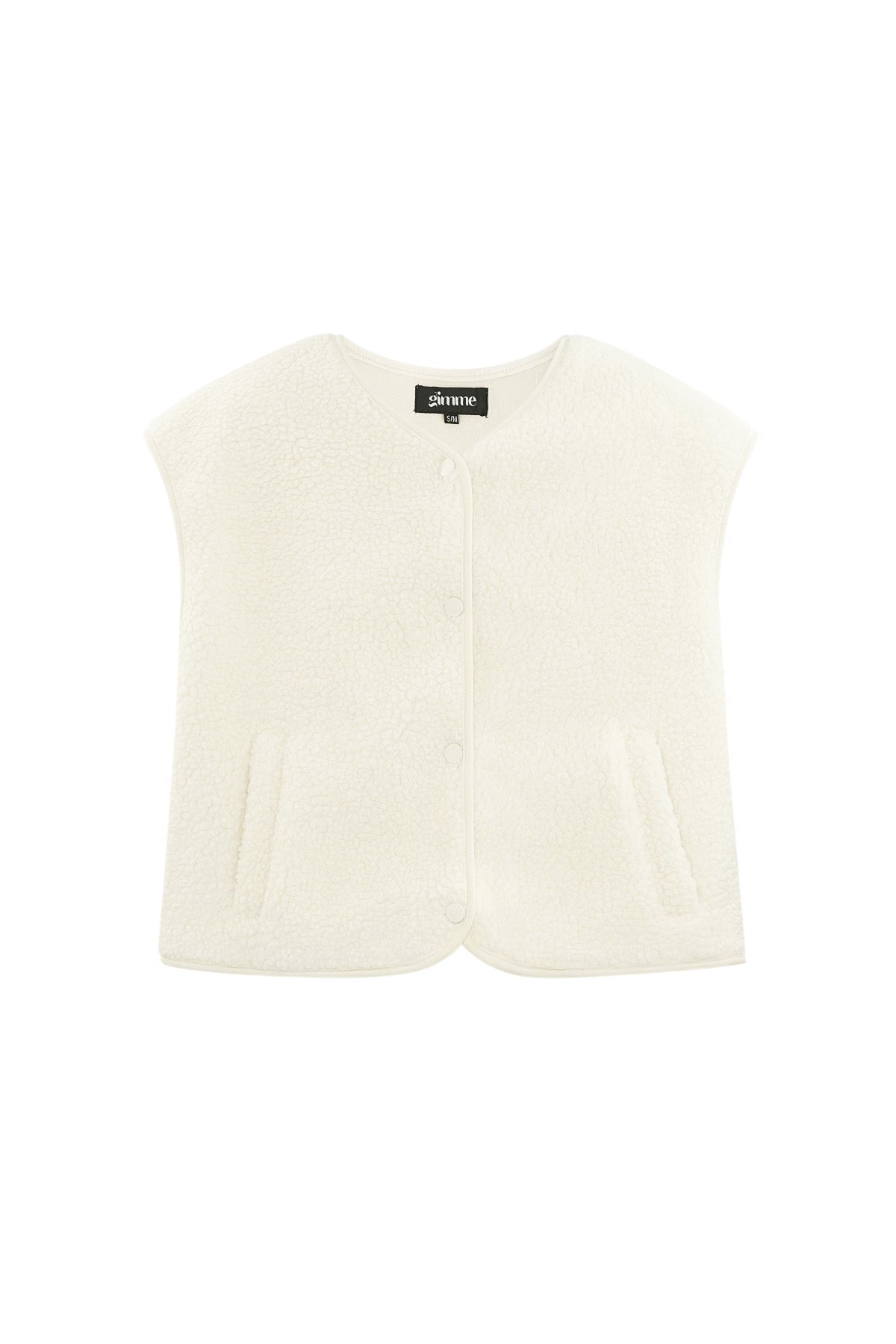 Teddy Vest - Sleeveless - Loose Fit - Fleece Vest - Women's Gilet-Grace Aura