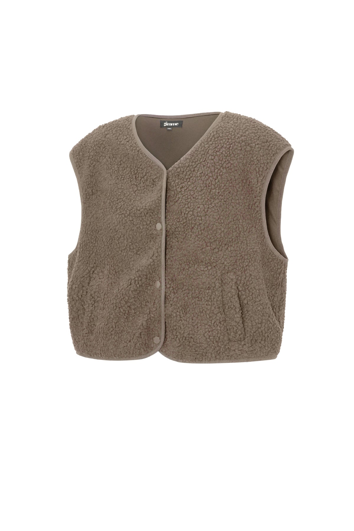 Teddy Vest - Sleeveless - Loose Fit - Fleece Vest - Women's Gilet-Grace Aura