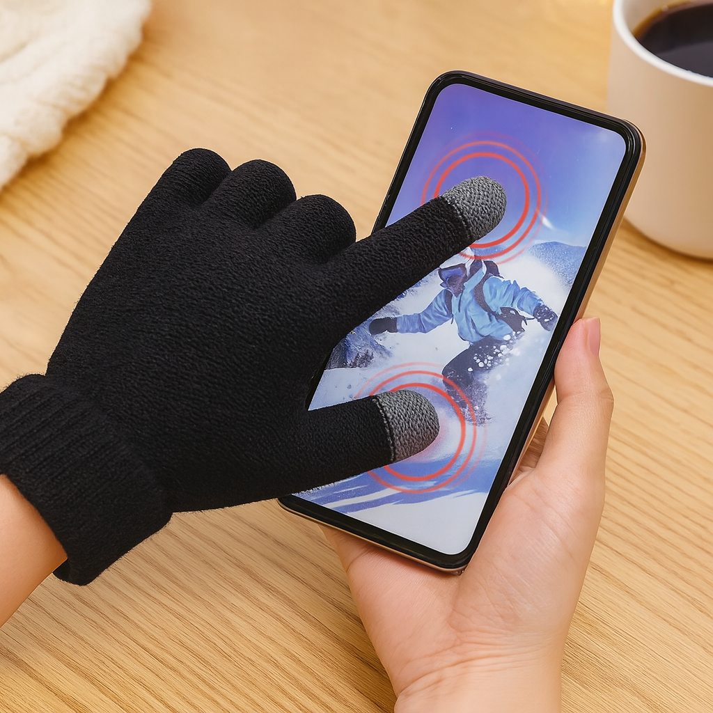 Touchscreen Gloves | Unisex | Warm | Winter Gloves | Knitted Gloves-Grace Aura