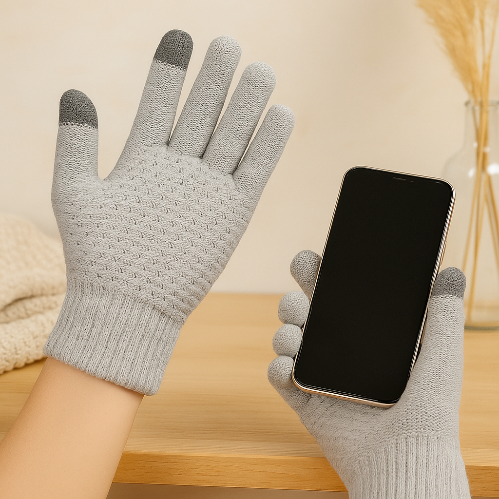 Touchscreen Gloves | Unisex | Warm | Winter Gloves | Knitted Gloves-Grace Aura