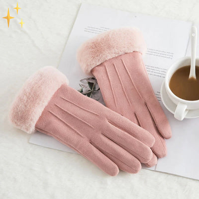 Touchscreen Gloves - Women's Warm Fleece Touch Phone Winter Gloves-Grace Aura