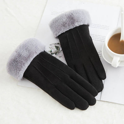 Touchscreen Gloves - Women's Warm Fleece Touch Phone Winter Gloves-Grace Aura