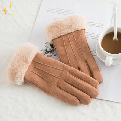 Touchscreen Gloves - Women's Warm Fleece Touch Phone Winter Gloves-Grace Aura