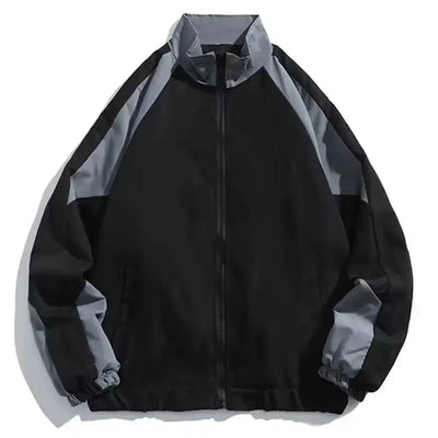 Track Jacket | Zip-Up | Oversized | Windbreaker Jacket | Women's Jacket-Grace Aura