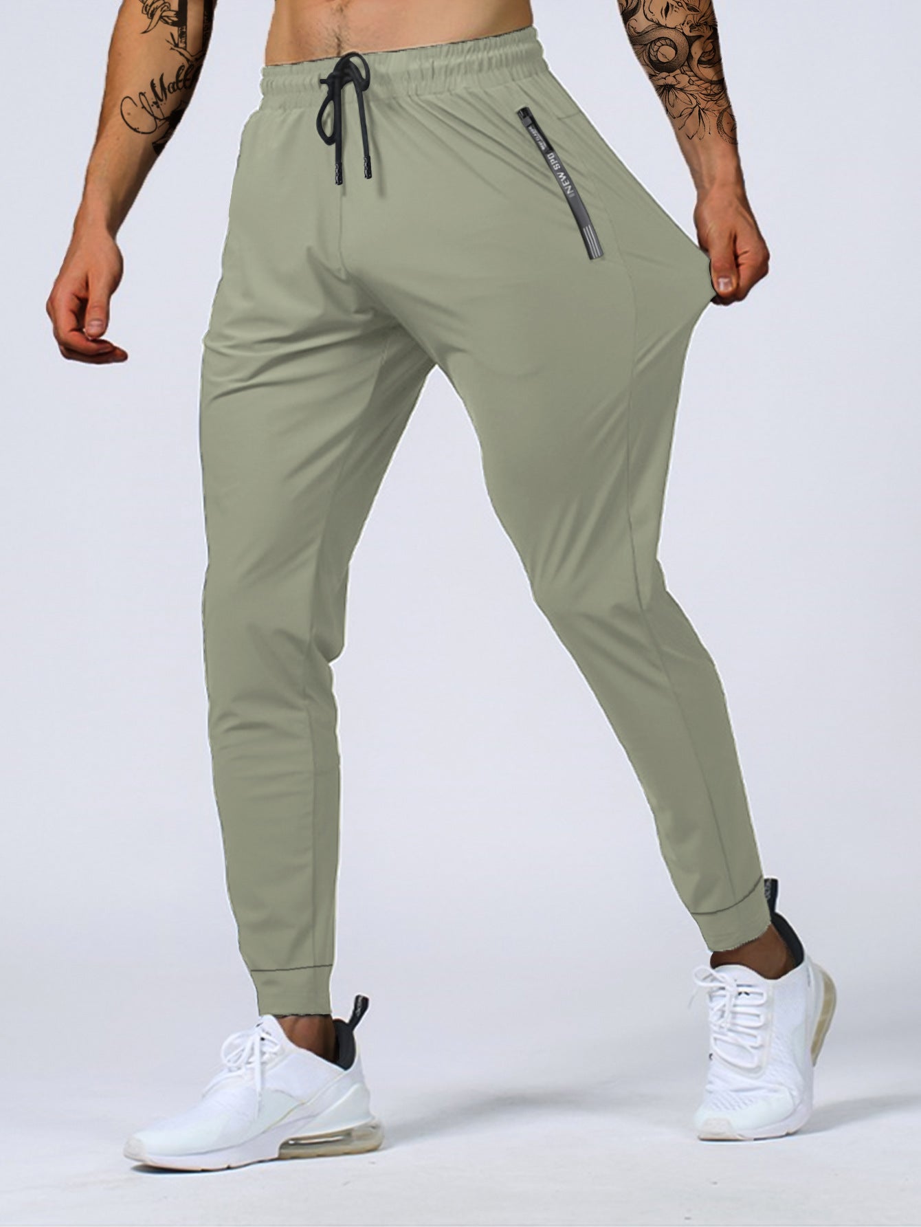 Track Pants - Drawstring - Skinny - Joggers - Gym Pants Men-Grace Aura