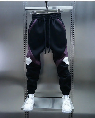 Track Pants | Elastic Waist | Sport | Cuffed Pants | Joggers for Men-Grace Aura