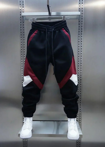 Track Pants | Elastic Waist | Sport | Cuffed Pants | Joggers for Men-Grace Aura