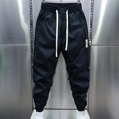 Track Pants - Men's Lightweight Drawstring Baggy Joggers-Grace Aura
