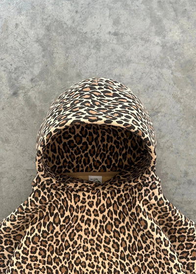 Unisex Hoodie | Leopard | Pocket | Oversized Hoodie | Pullover Hoodie-Grace Aura
