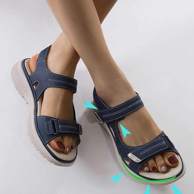 Velcro Sandals | Ergonomic | Walking | Sport Sandals | Orthopedic Sandals for Women-Grace Aura