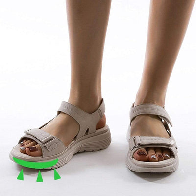 Velcro Sandals | Ergonomic | Walking | Sport Sandals | Orthopedic Sandals for Women-Grace Aura