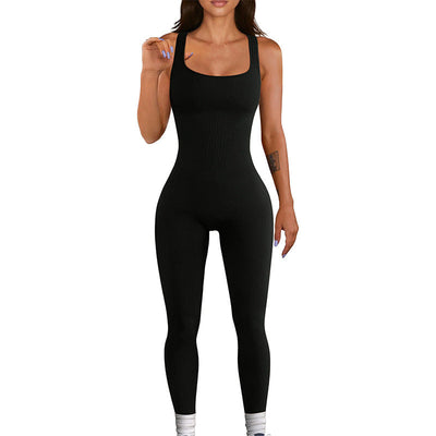 Waist Wizard Gym Jumpsuit-Grace Aura