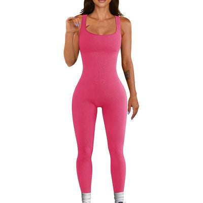 Waist Wizard Gym Jumpsuit-Grace Aura