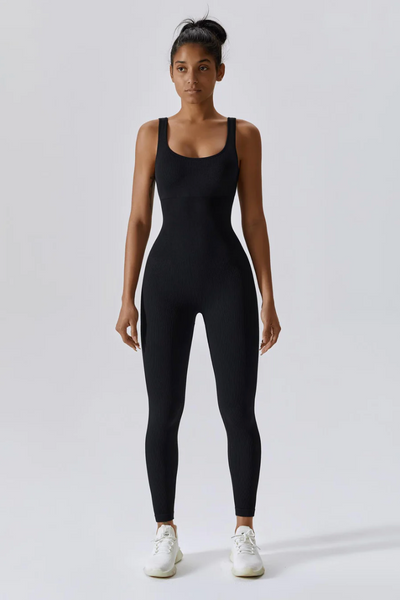 Waist Wizard Gym Jumpsuit-Grace Aura