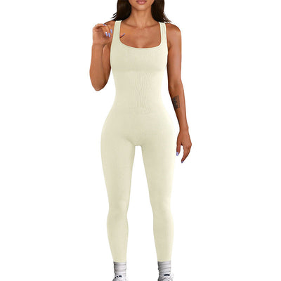 Waist Wizard Gym Jumpsuit-Grace Aura