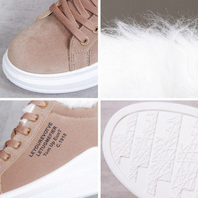 Warm Winter Sneakers for Women-Grace Aura