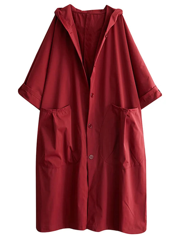Waterproof Coat - Women's Hooded Long Oversized Rain Coat-Grace Aura